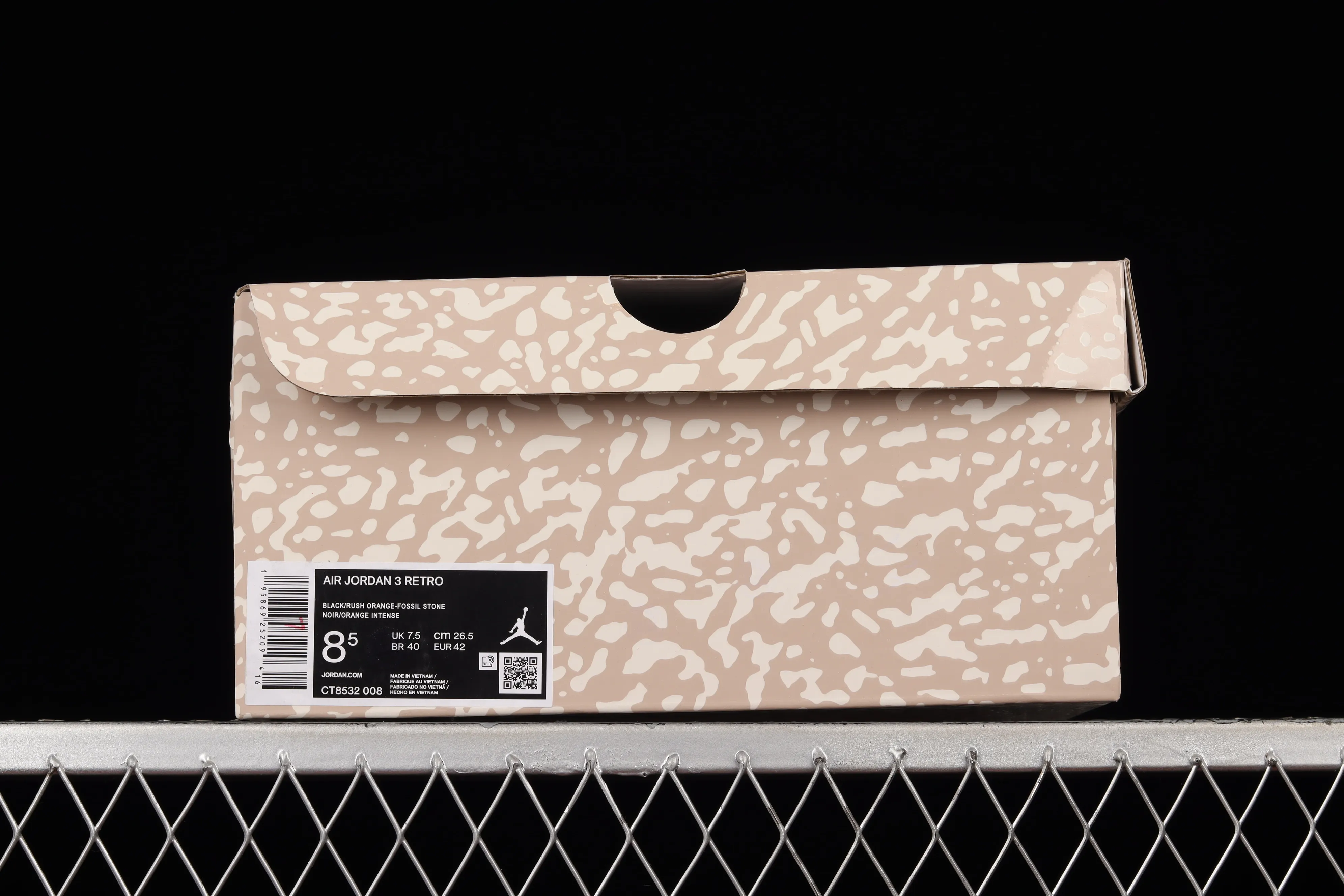 All categories Air Jordan Jordan series basketball shoes Air Jordan 3 pure original Air Jordan 3 SE "Denim" AJ3 Joe 3 black brown cement CT8532-008
